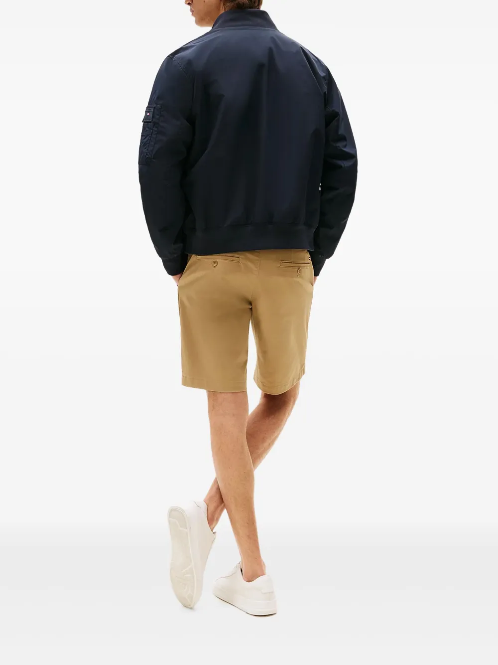 Tommy Hilfiger Bomberjack met rits Blauw