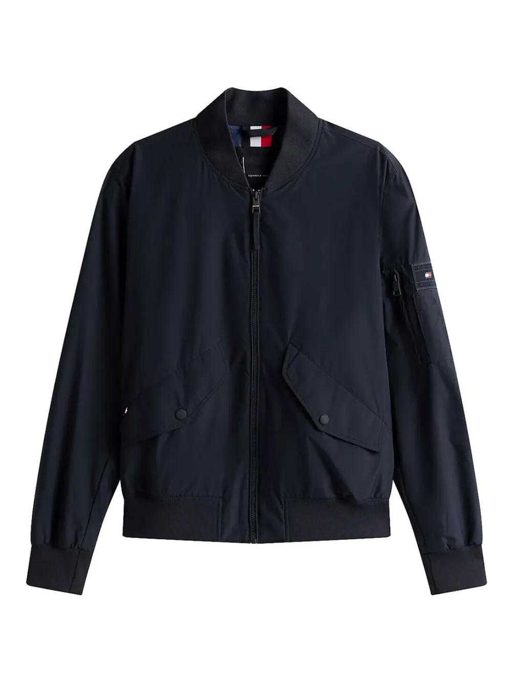 Tommy Hilfiger Bomberjack met rits Blauw