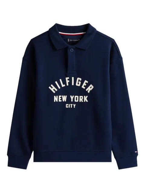 Tommy Hilfiger Junior hilfiger new york city polo-neck sweatshirt