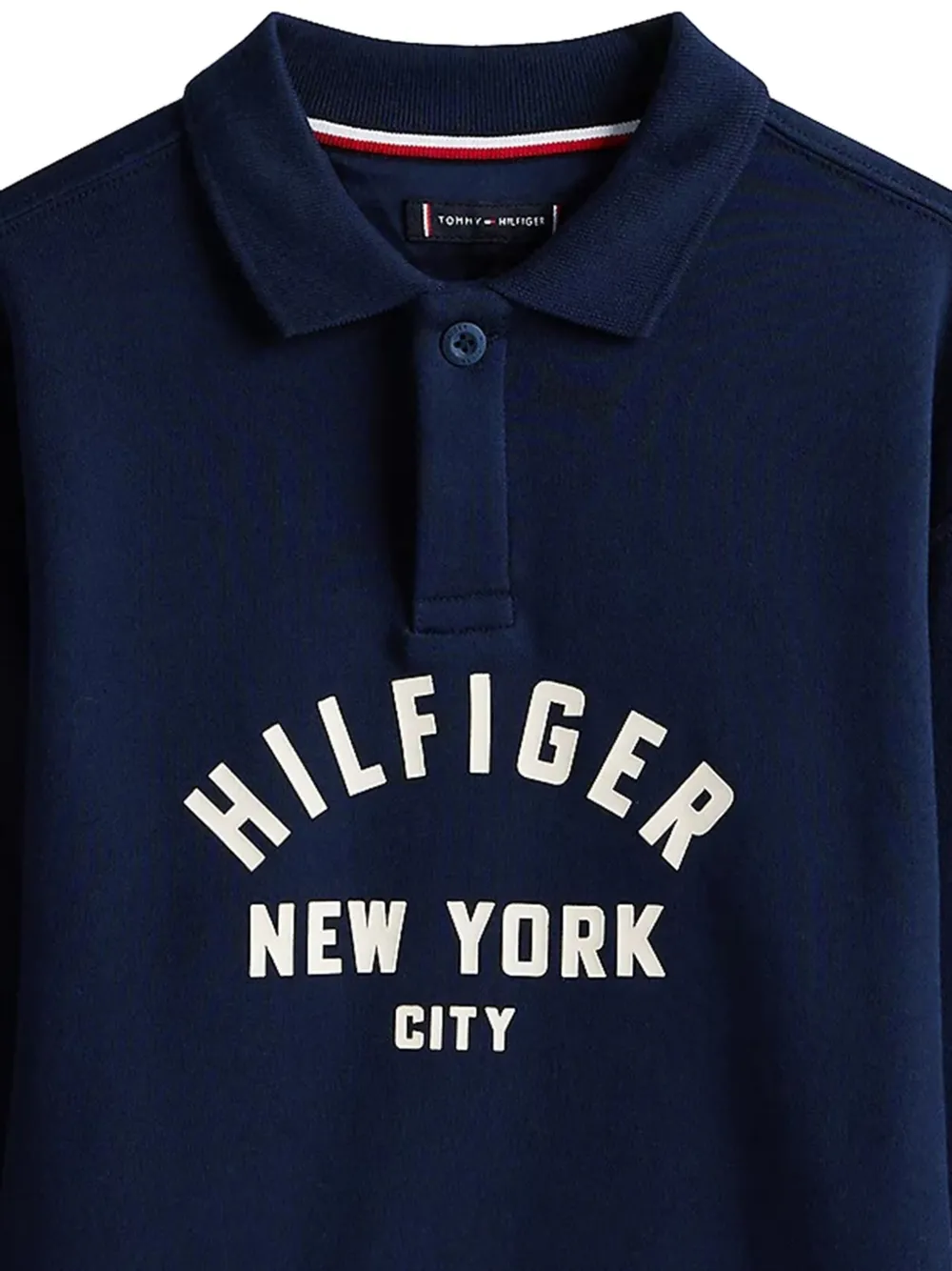 Tommy Hilfiger Junior hilfiger new york city polo-neck sweatshirt C1G DARK NIGHT NAVY