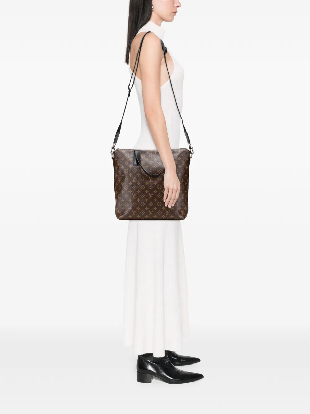 Louis Vuitton Pre-Owned 2010 Monogram Macassar Kitan satchel | Pre-Owned | Image 2