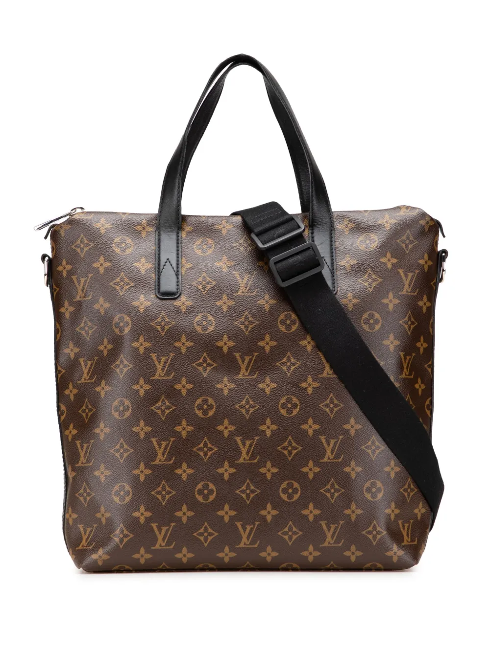 Louis Vuitton Pre-Owned 2010 Monogram Macassar Kitan satchel - ブラック Louis Vuitton Pre-Owned 2010 Monogram Macassar Kitan satchel - ブラック
