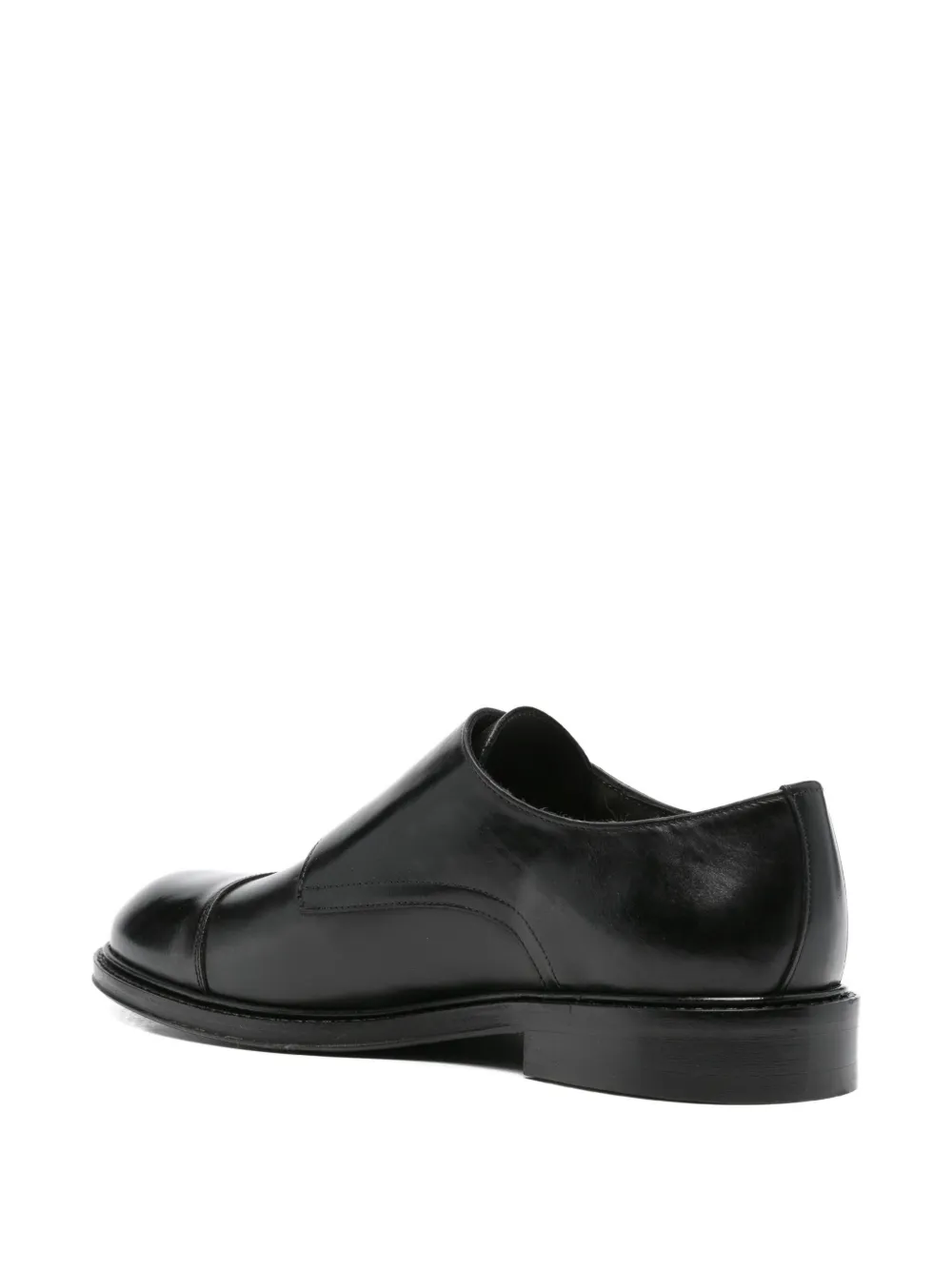 Corneliani double-buckle loafers Black
