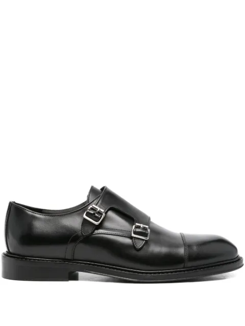 Corneliani double-buckle loafers