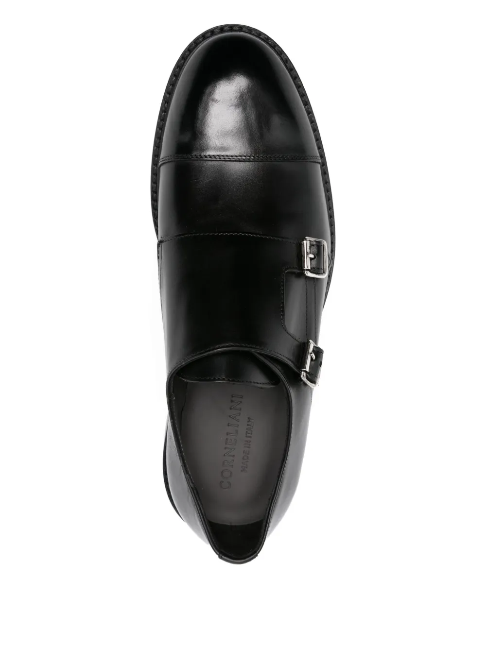 Corneliani double-buckle loafers Black