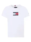 Tommy Hilfiger Junior logo-print short-sleeve T-shirt - White