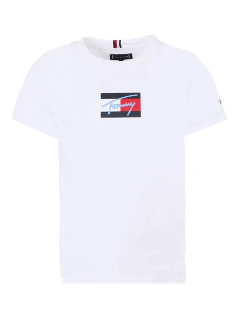 Tommy Hilfiger Junior playera manga corta con logo estampado
