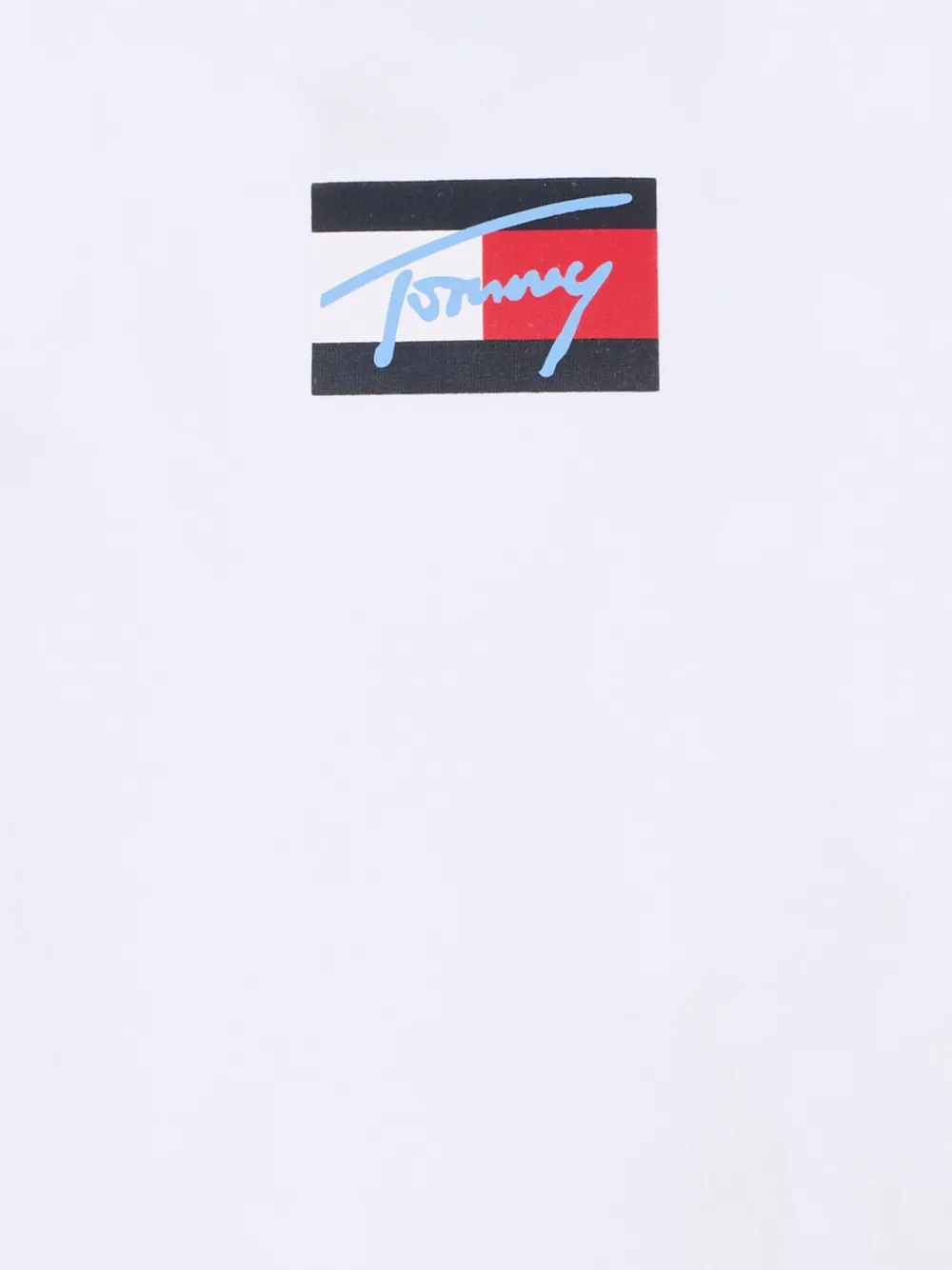 Tommy Hilfiger Junior T-shirt met logoprint Wit