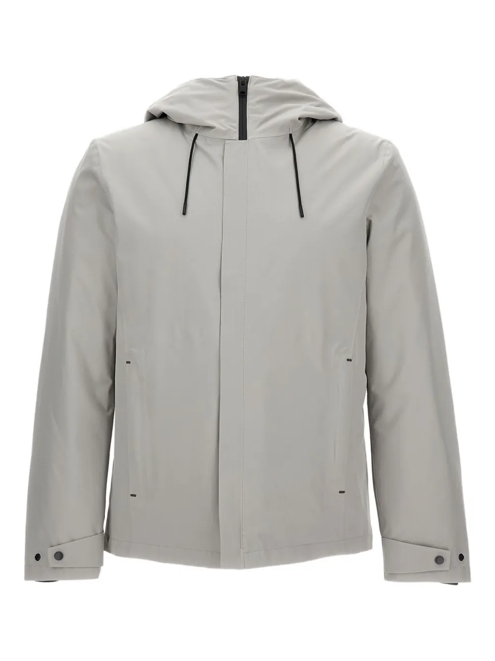 Crestmont hooded zip-front jacket