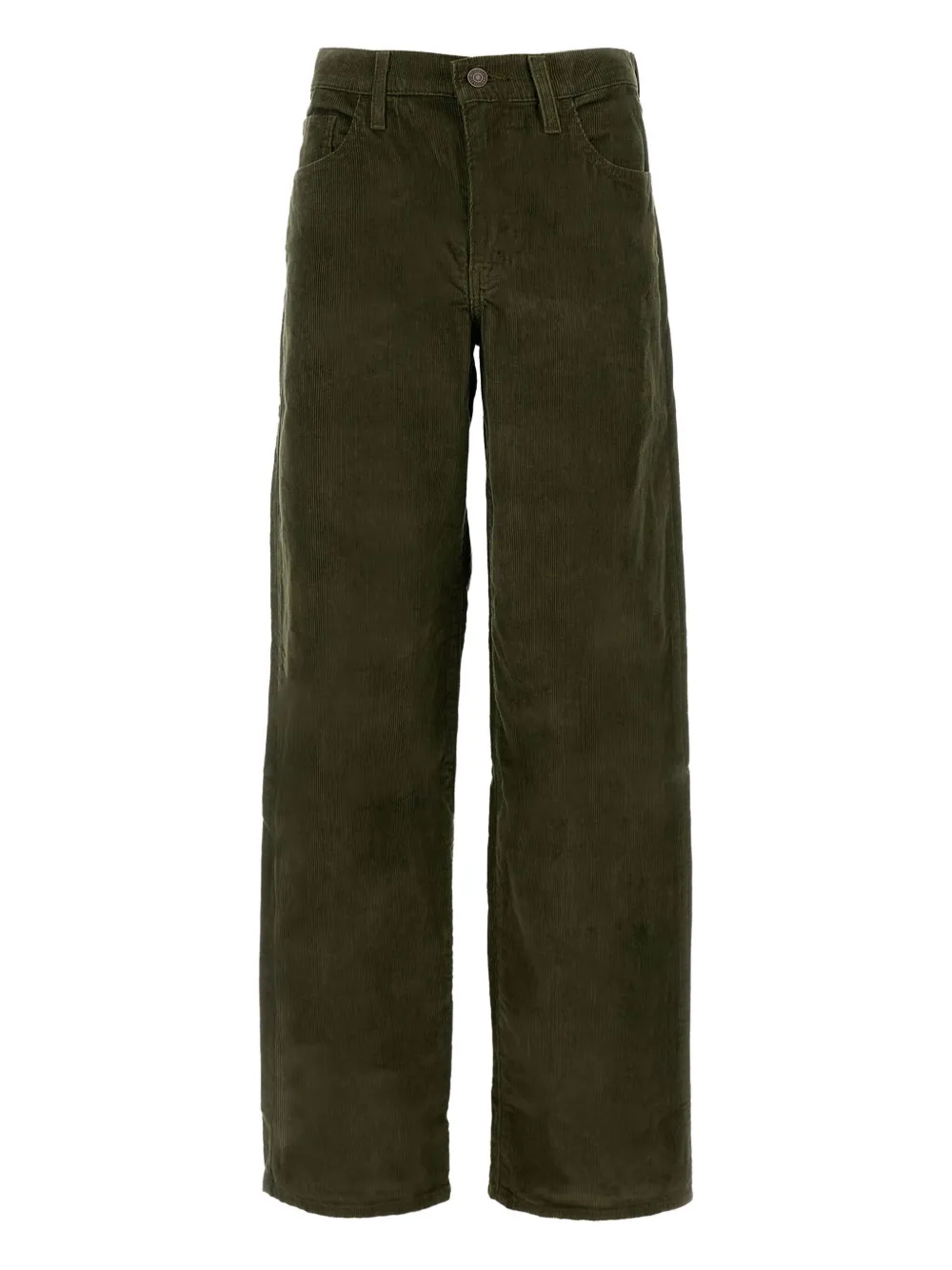 corduroy patch-pocket trousers