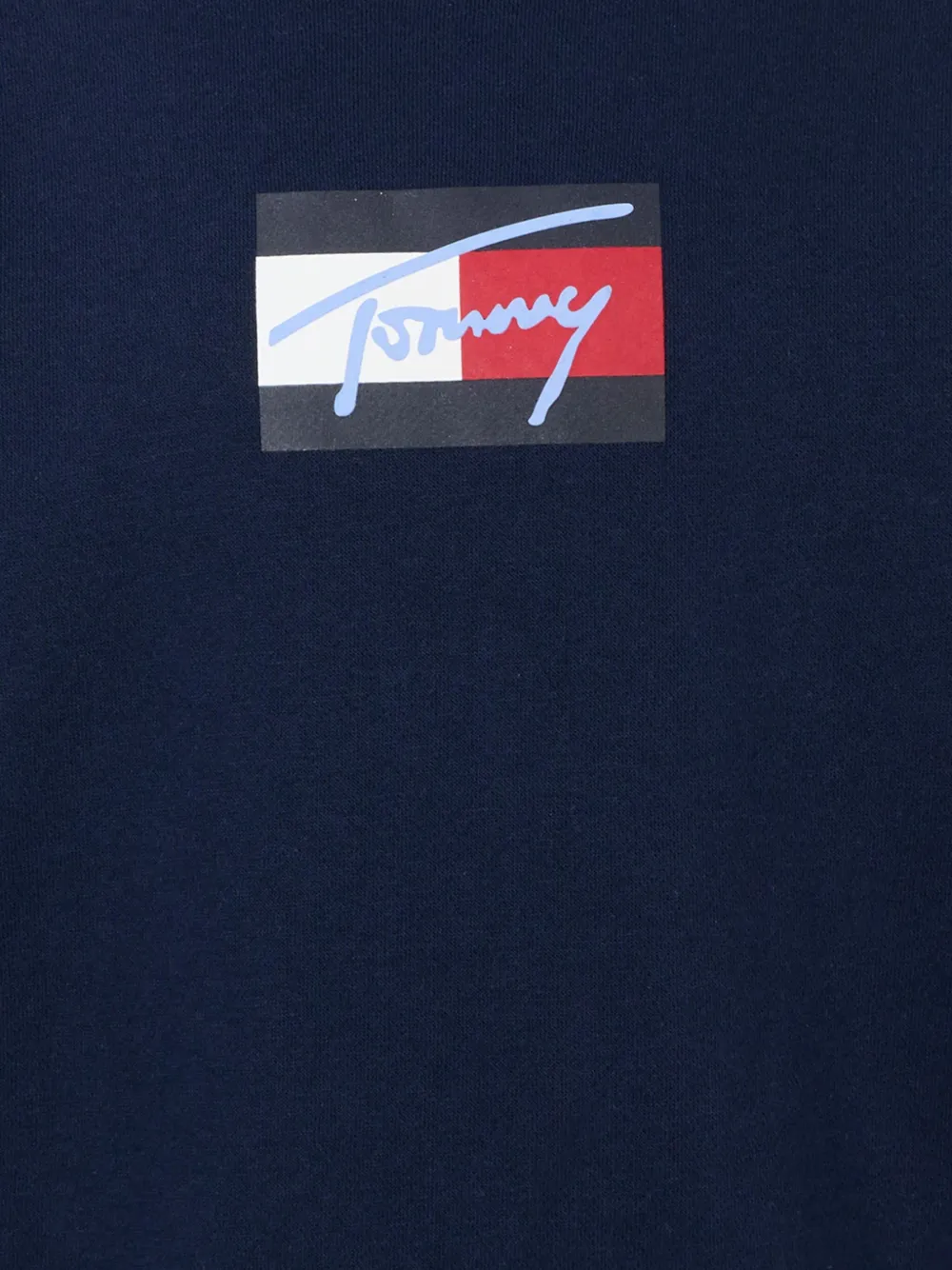 Tommy Hilfiger Junior logo-print sweatshirt Blauw