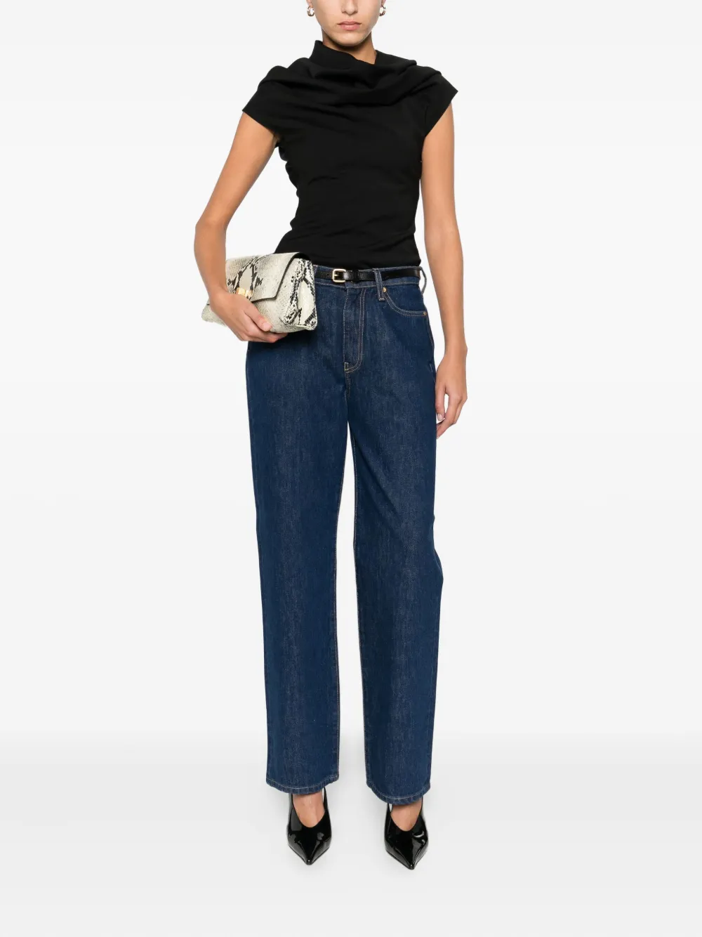 TOVE Sade straight jeans - Blauw