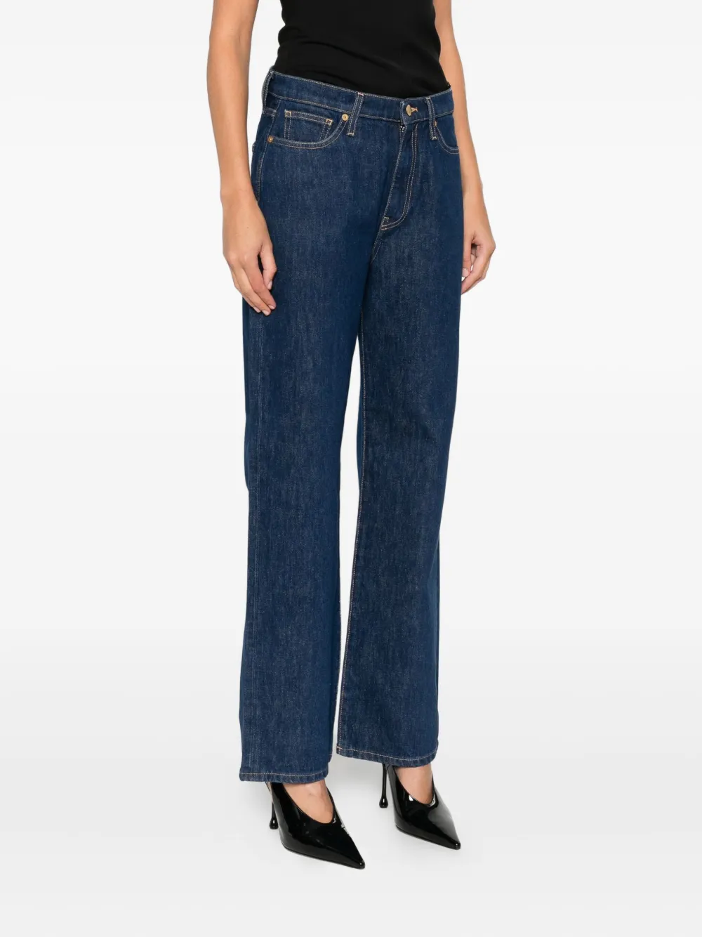 Tove Sade Straight Jeans In Animal Print