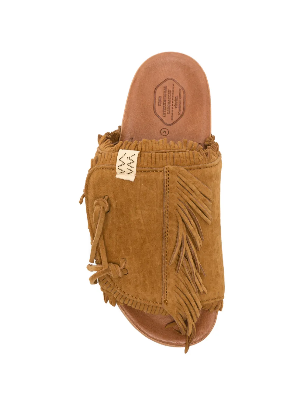 visvim Christo Shaman fringe-trim sandals Bruin