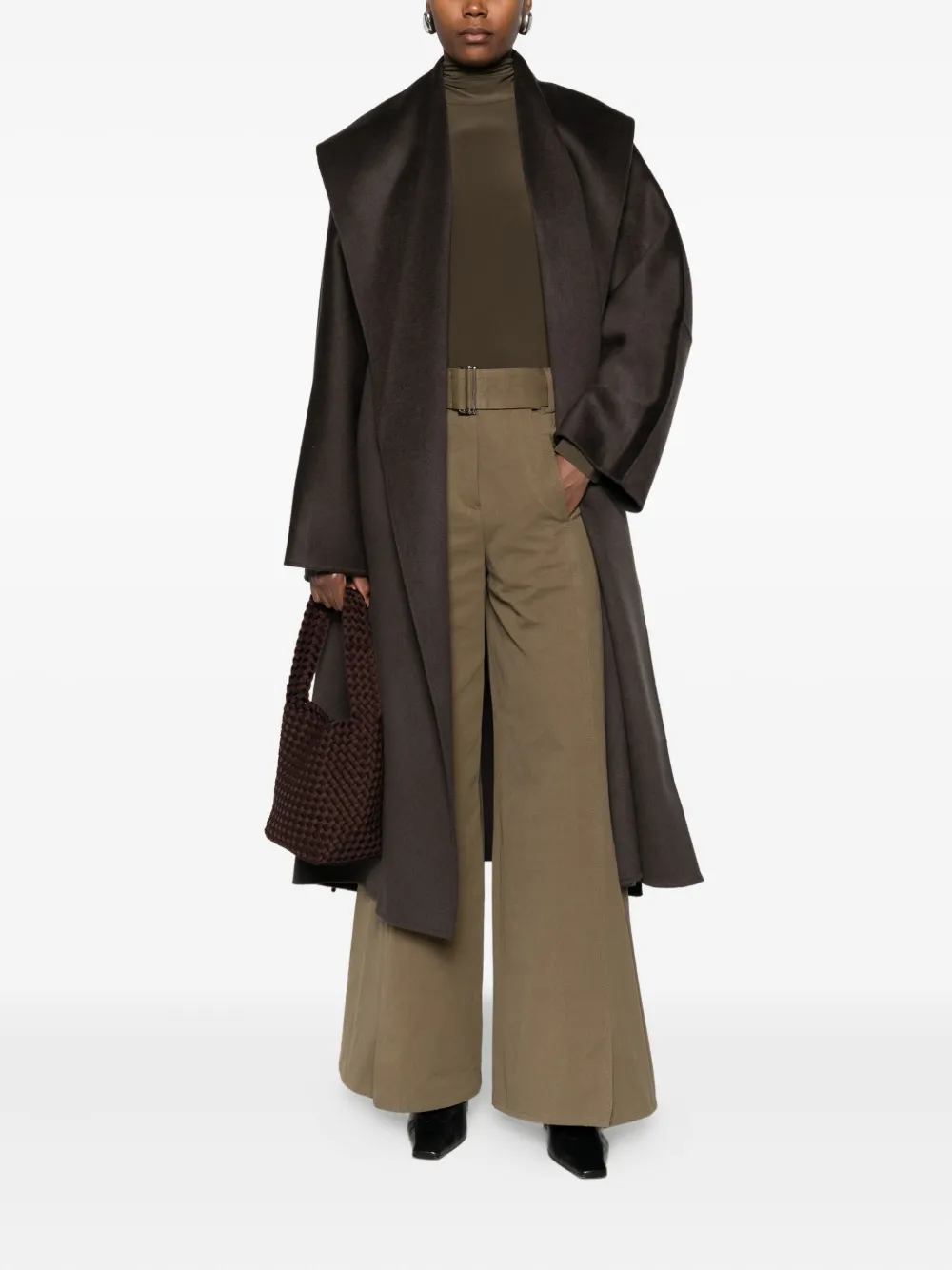 TOVE Fenn oversized coat - Zwart