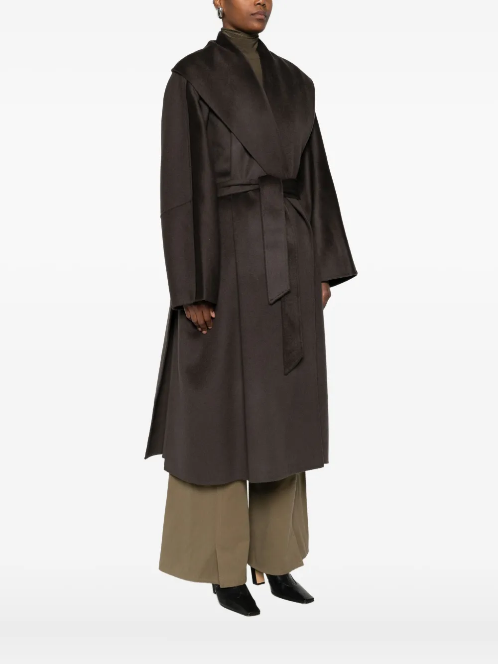 Tove Fenn Oversized Coat In Black