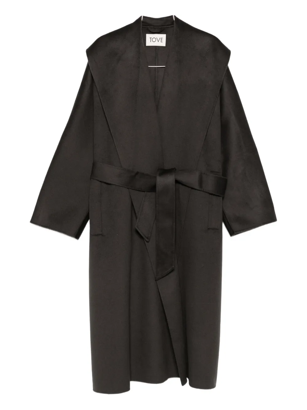 Tove Fenn Oversized Coat In Black