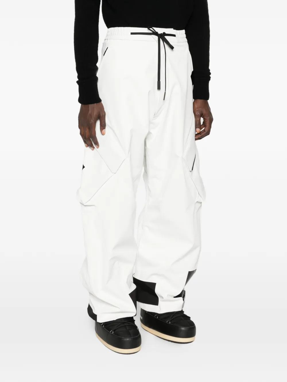  Templa Drawstring Ski Trousers - White 