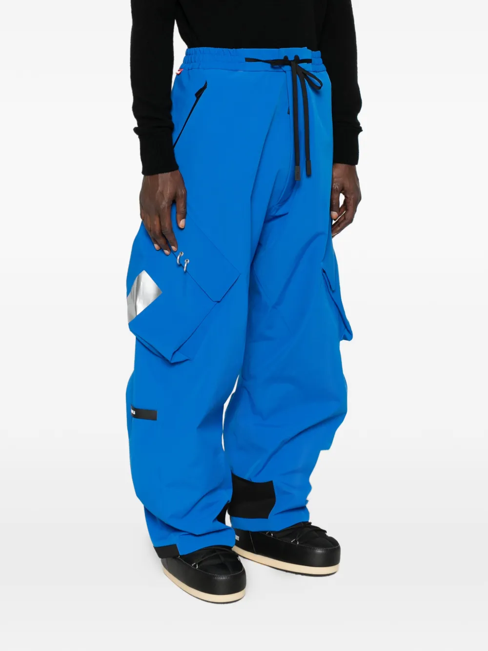  Templa Drawstring Cargo Ski Trousers - Blue 