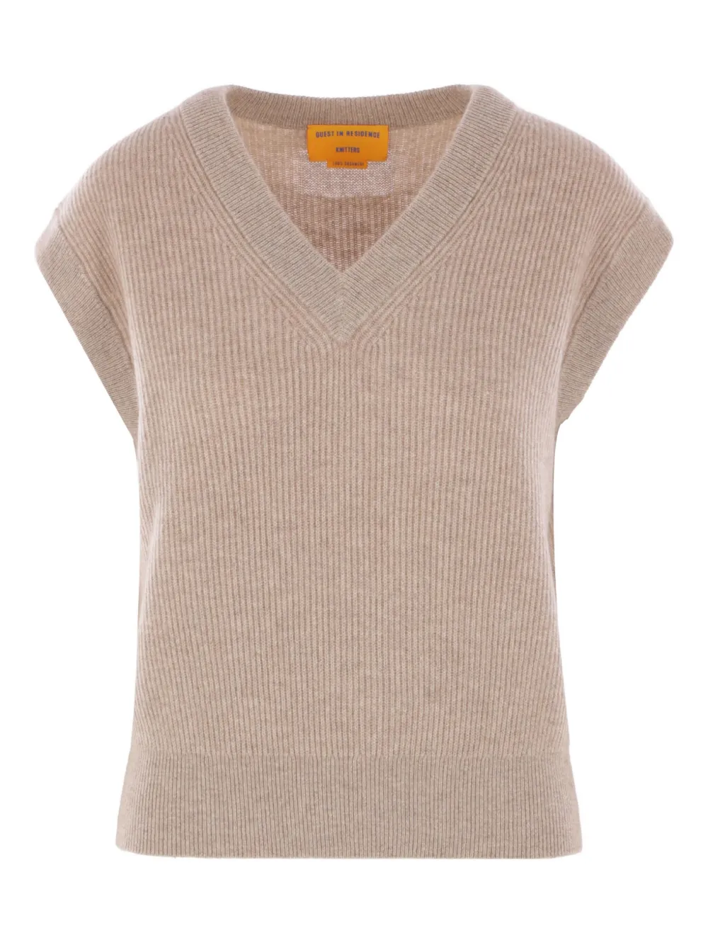 Guest In Residence Ribbed Cashmere Sweater In Neutral