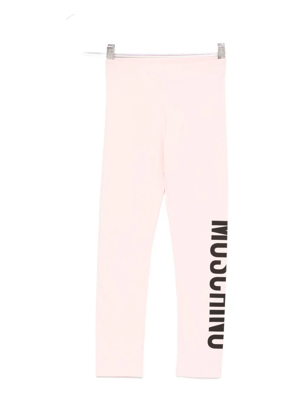 Moschino Kids logo-print leggings - ピンク Moschino Kids logo-print leggings - ピンク