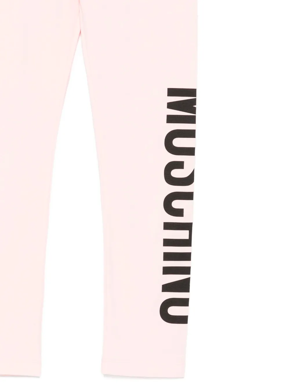 Moschino Kids Legging met logoprint Roze