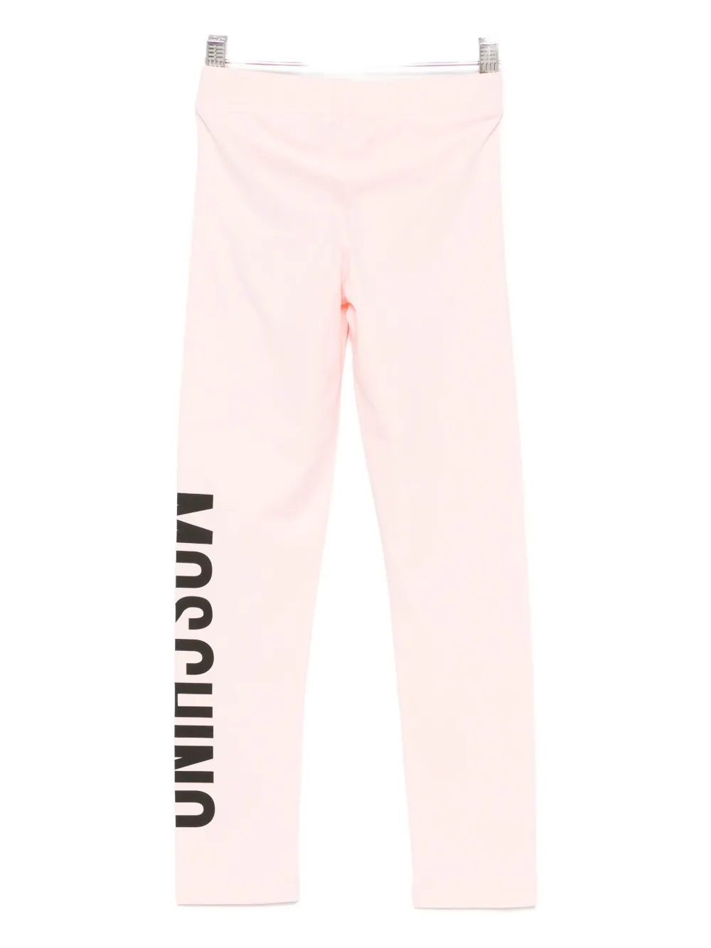 Moschino Kids Legging met logoprint Roze