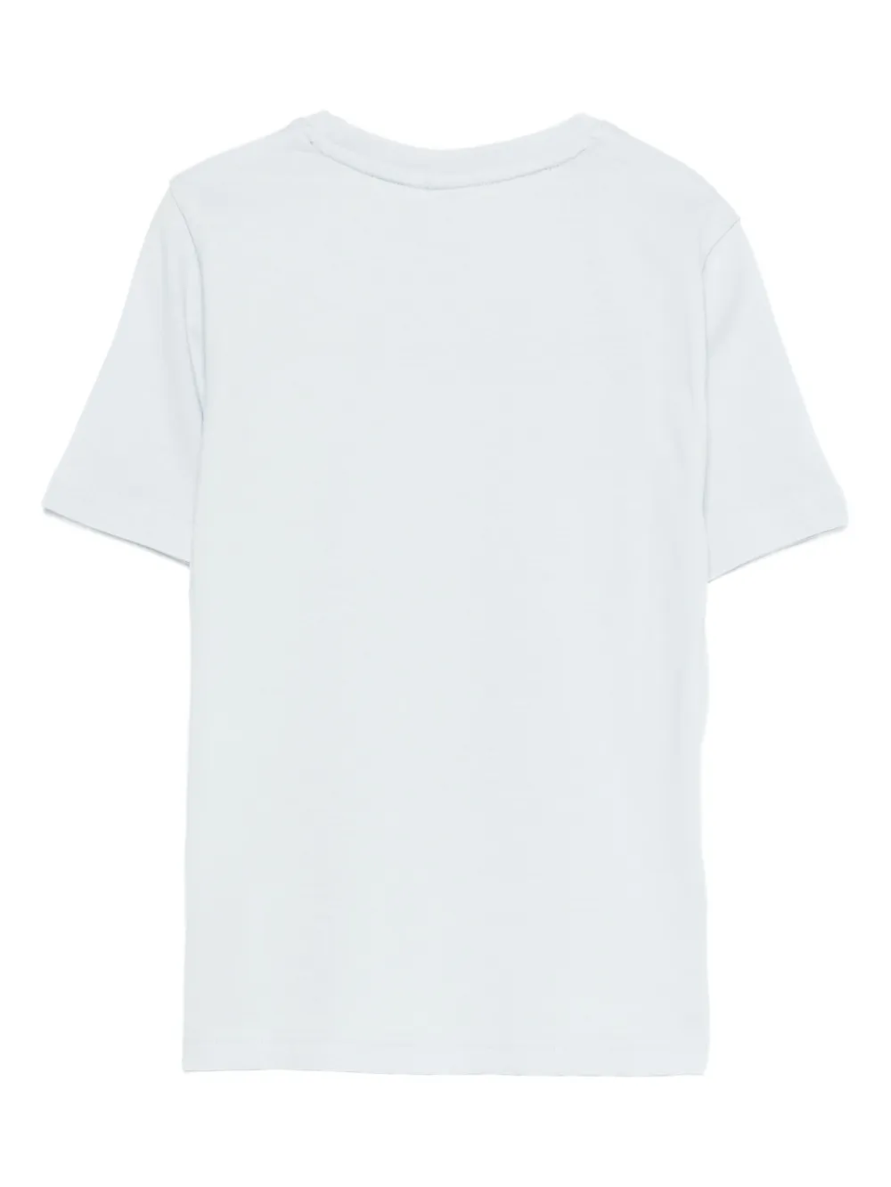 BOSS Kidswear T-shirt met rubberen logo Blauw
