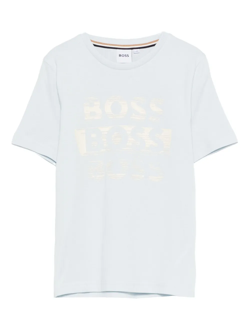 BOSS Kidswear T-shirt con logo gommato - Blu