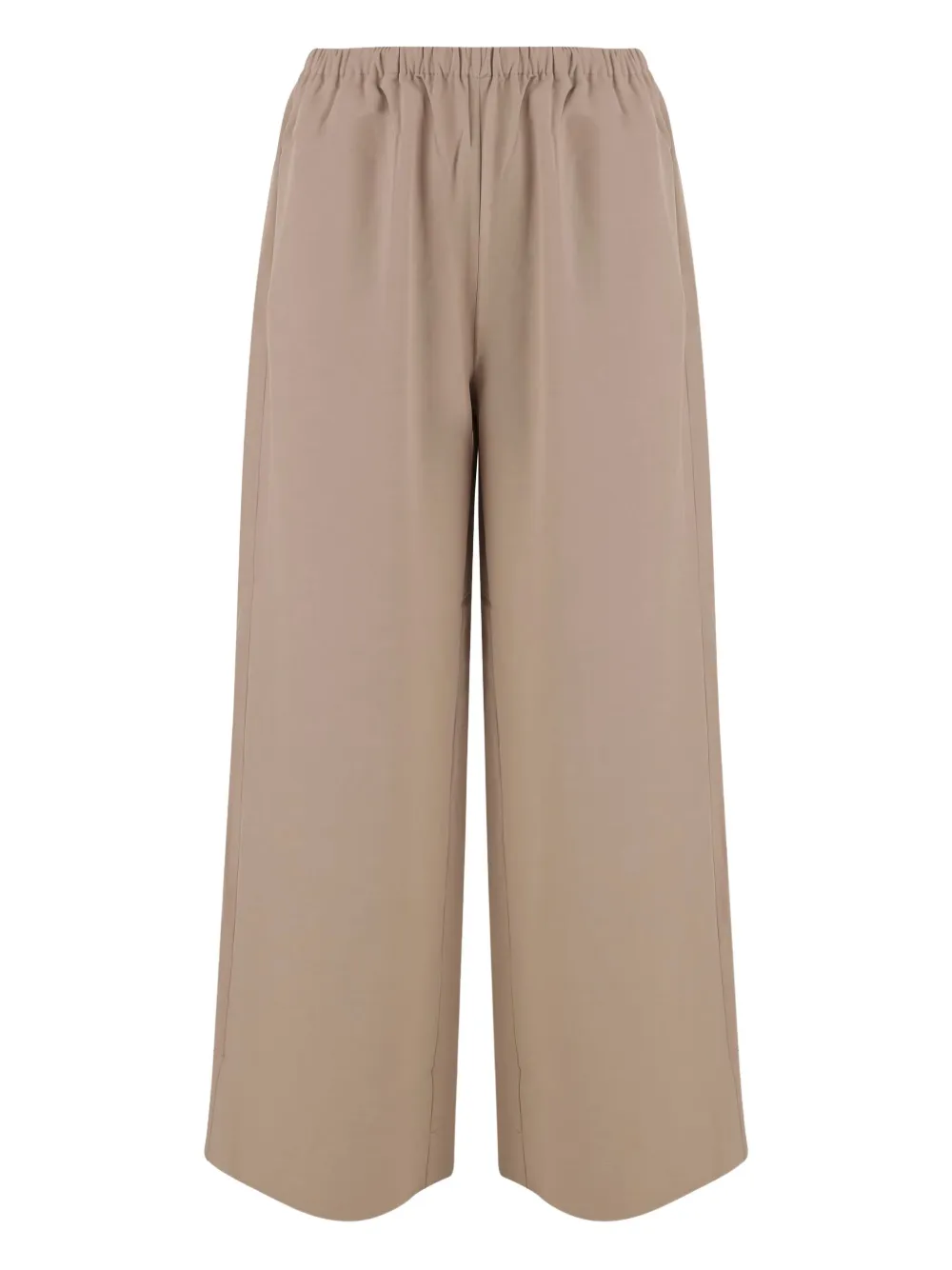 By Malene Birger elasticized-waistband straight trousers Beige