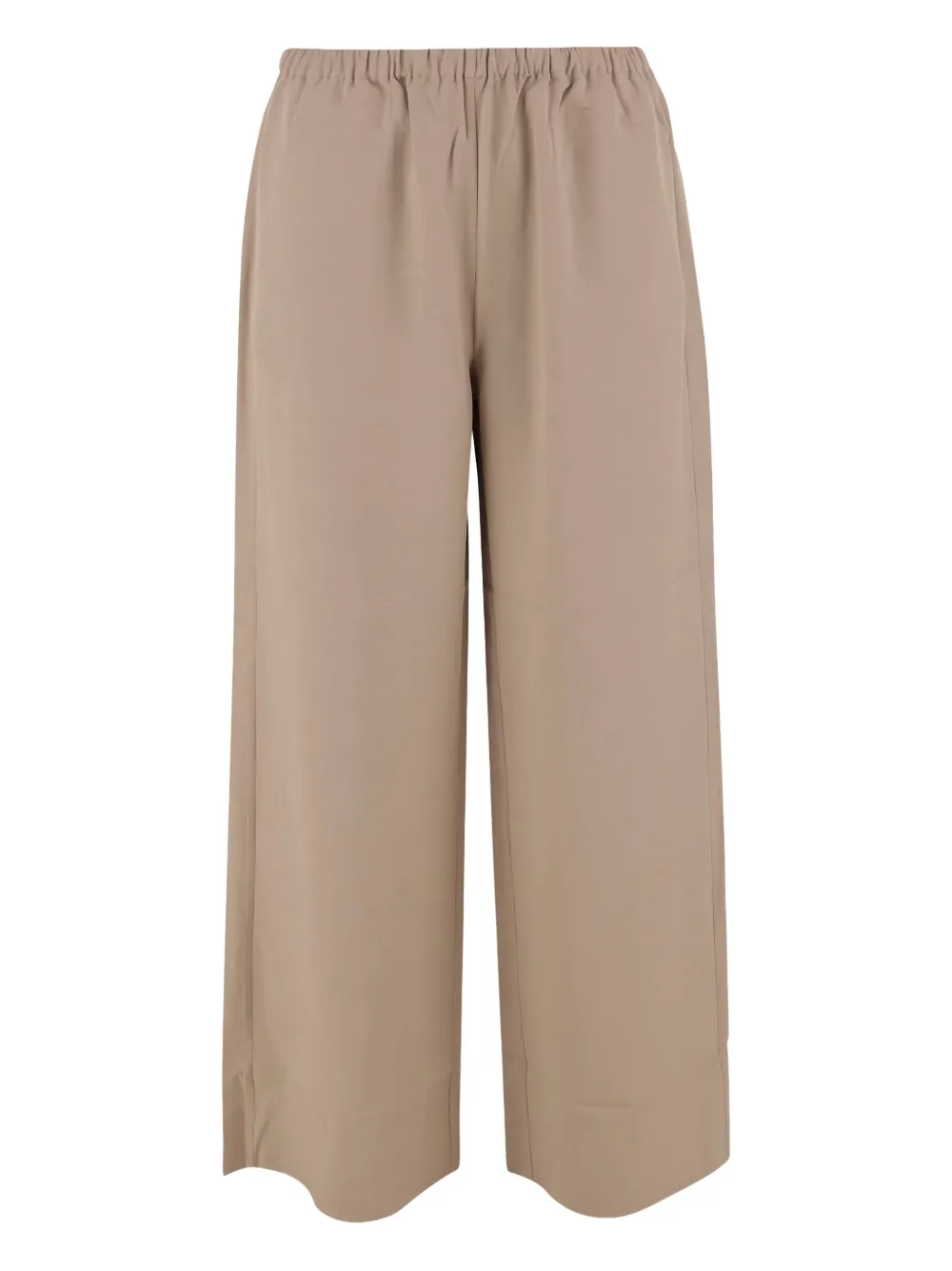 By Malene Birger elasticized-waistband straight trousers Beige
