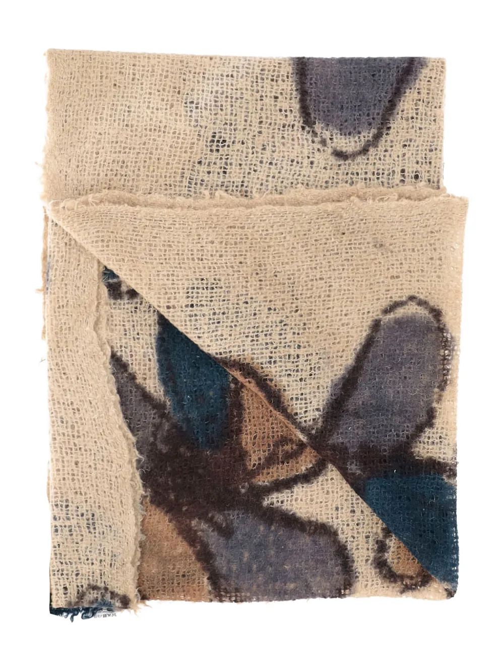 Faliero Sarti floral-print scarf Beige