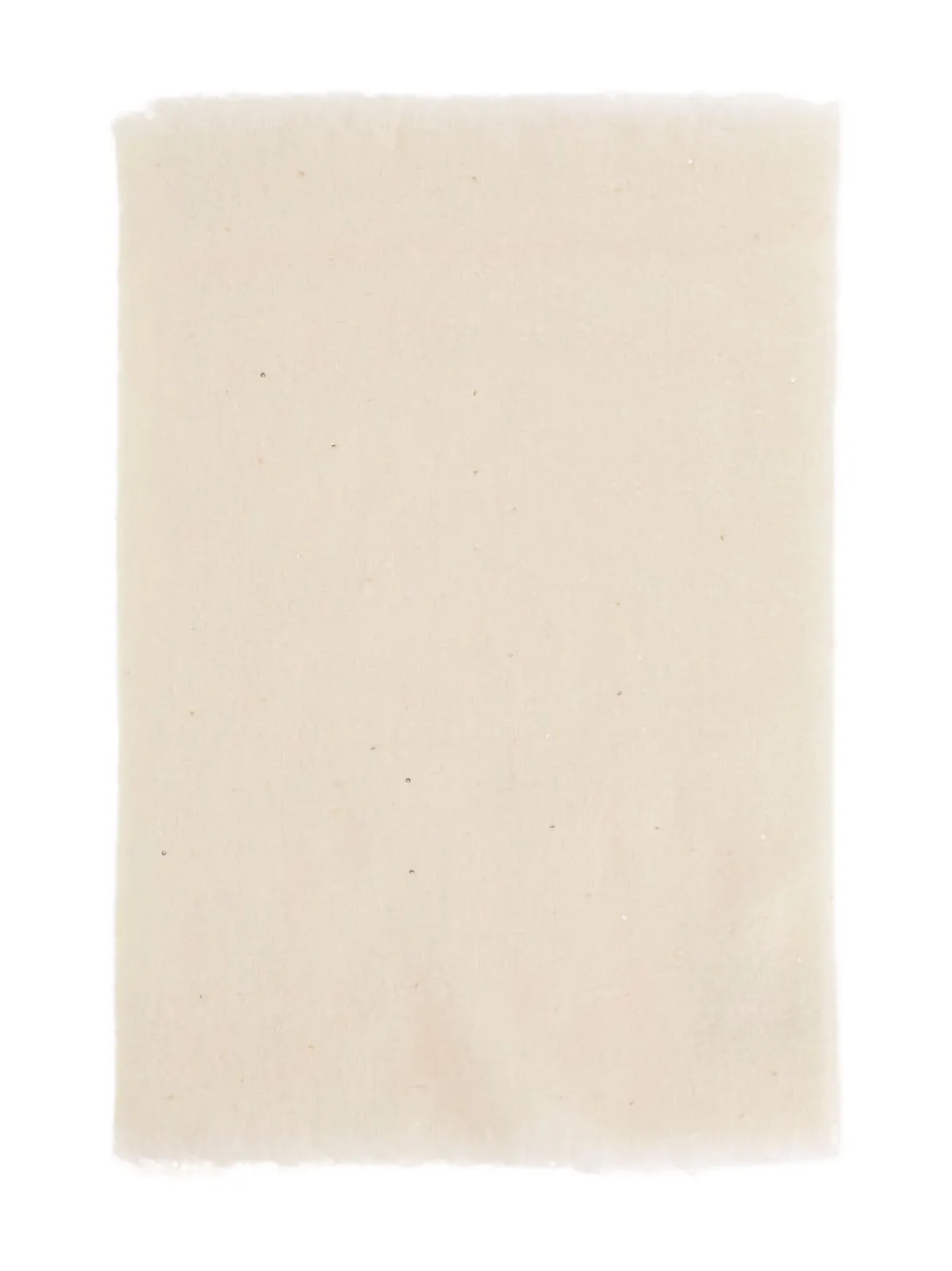 Faliero Sarti embellished frayed-edge scarf Beige