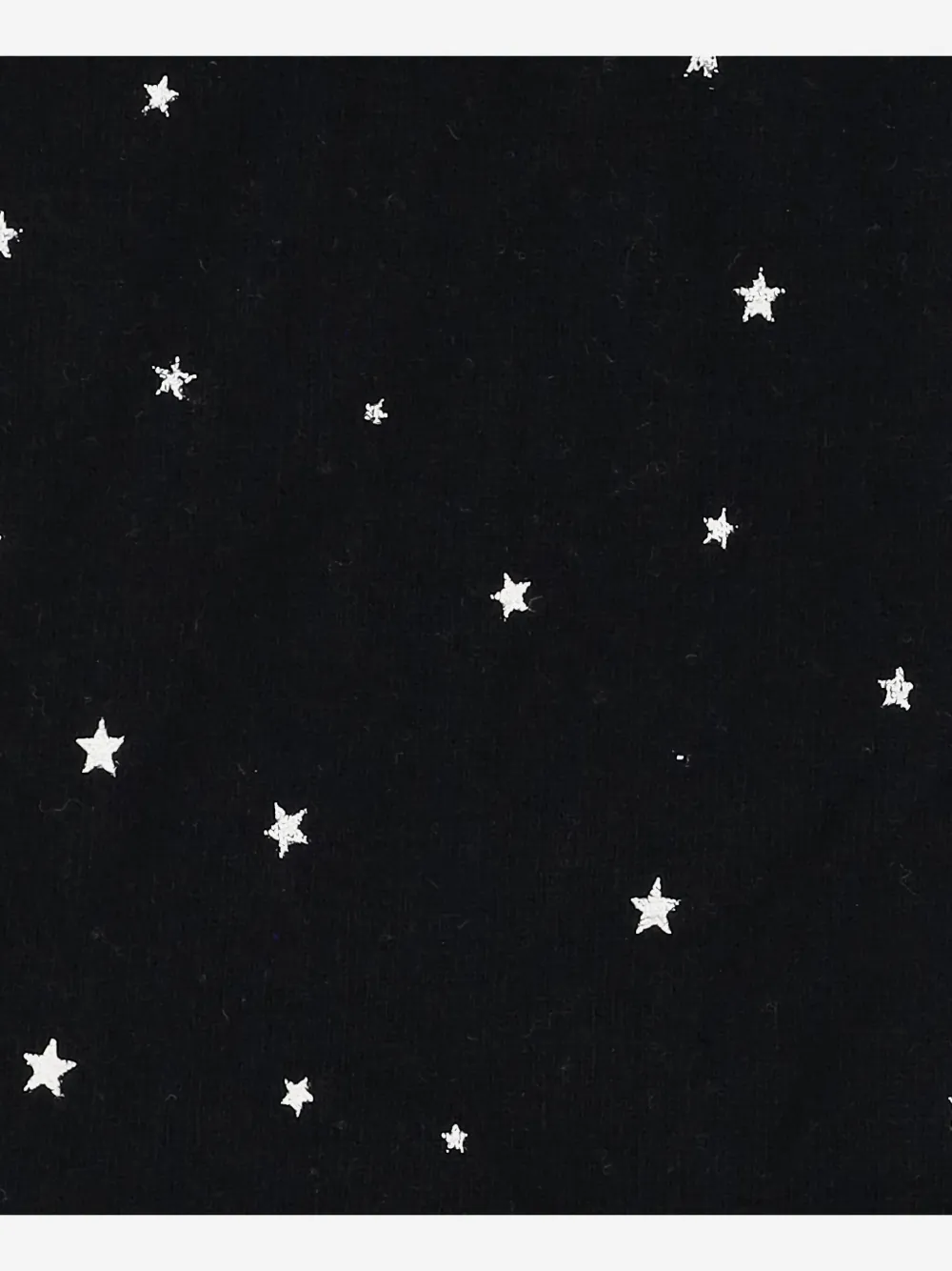 Faliero Sarti star-print frayed-edge scarf Zwart