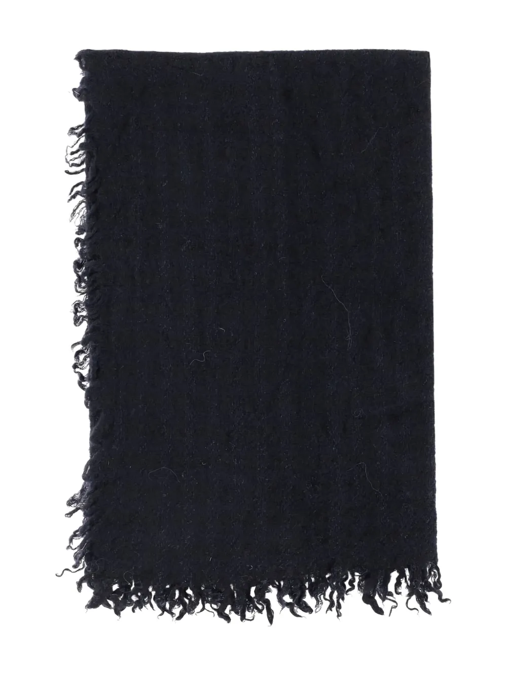 Faliero Sarti frayed-edge scarf Zwart