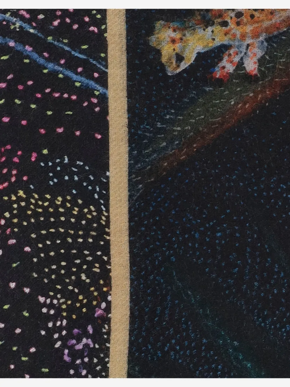 Faliero Sarti animal-print scarf Zwart