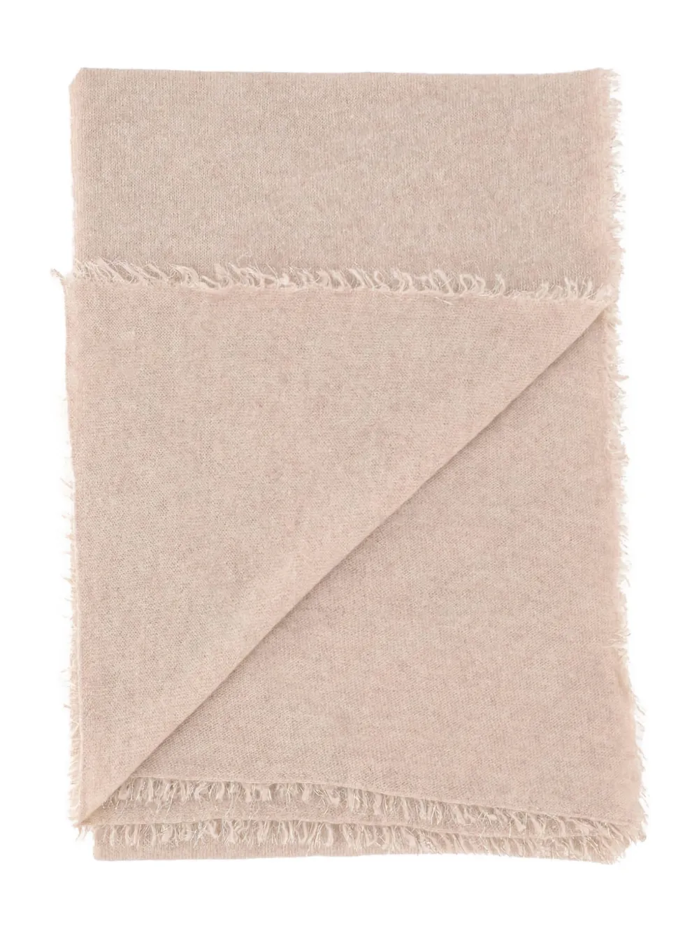 Faliero Sarti frayed-edge scarf Roze