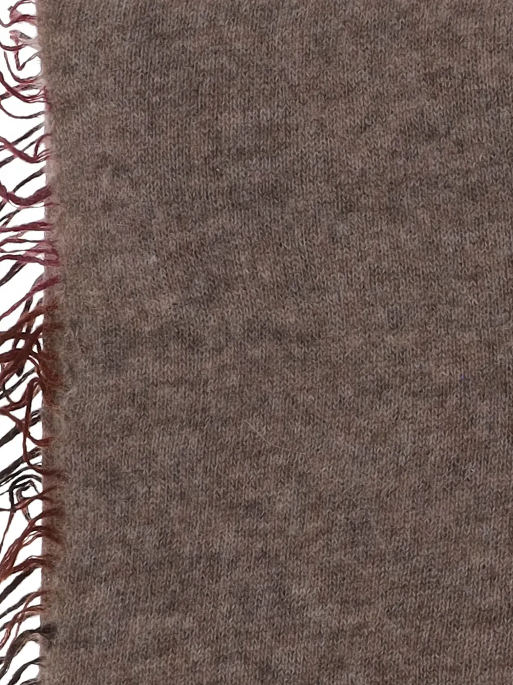 Faliero Sarti frayed-edge scarf Bruin