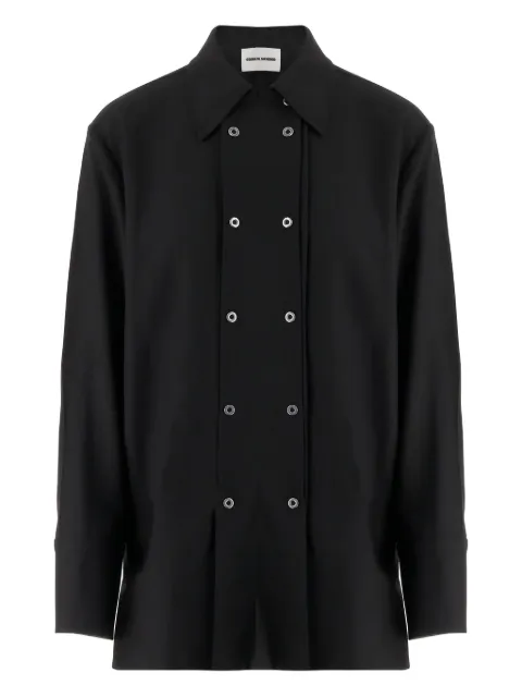 Jil Sander double-breasted virgin-wool coat