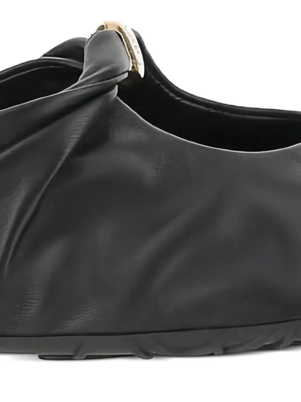 LOEWE Pebble フラットシューズ | ブラック | FARFETCH JP
