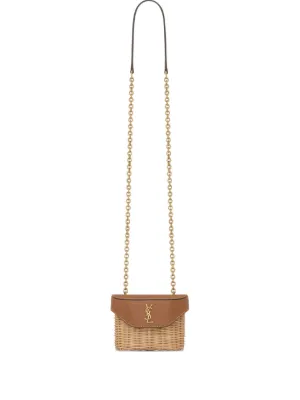 希少☆SAINT LAURENT　ボディバッグ　チェック　モノクロ ウィメンズ クロスボディバッグ | サンローラン | YSL