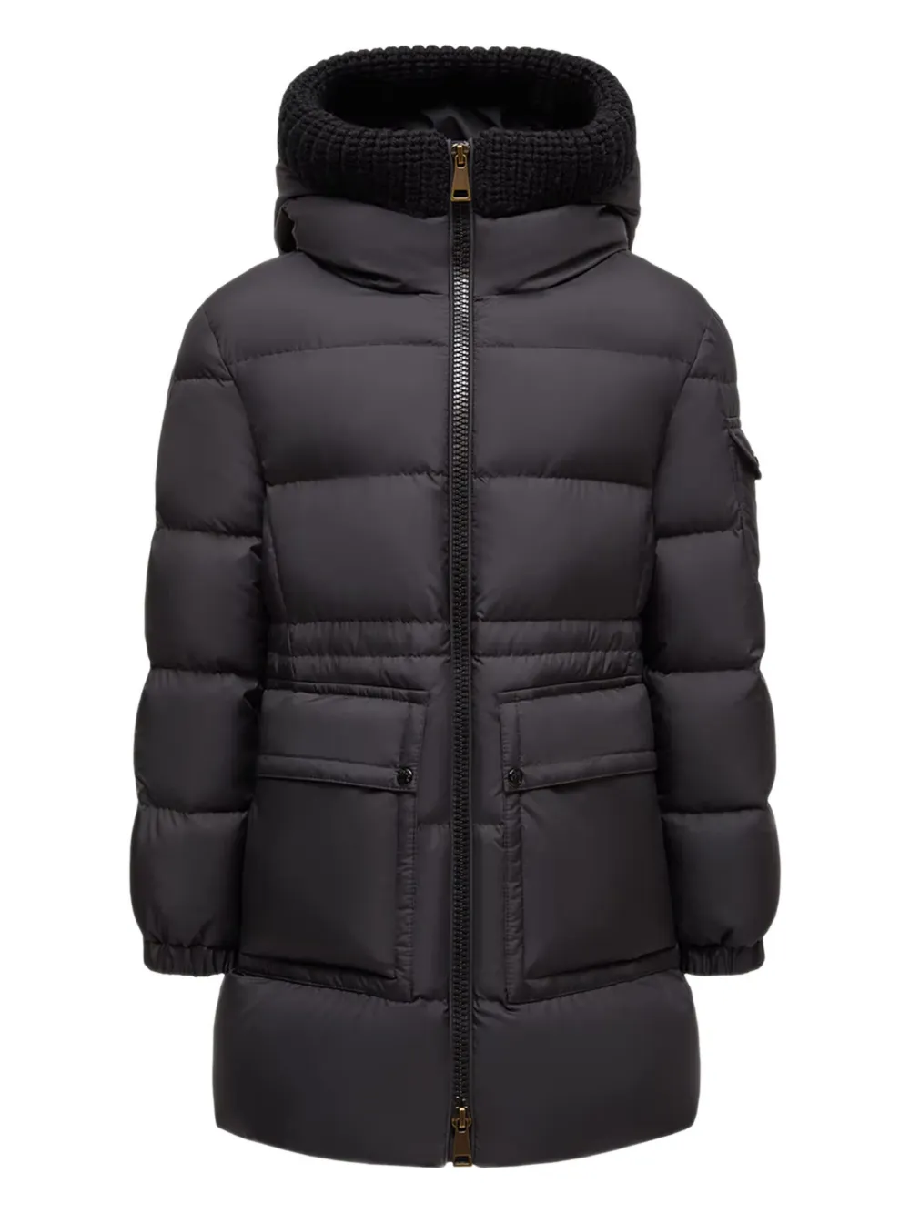 Moncler Enfant Gewatteerde jas Zwart