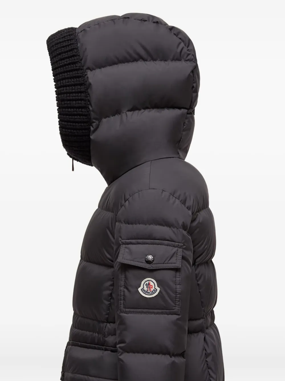 Moncler Enfant Gewatteerde jas Zwart
