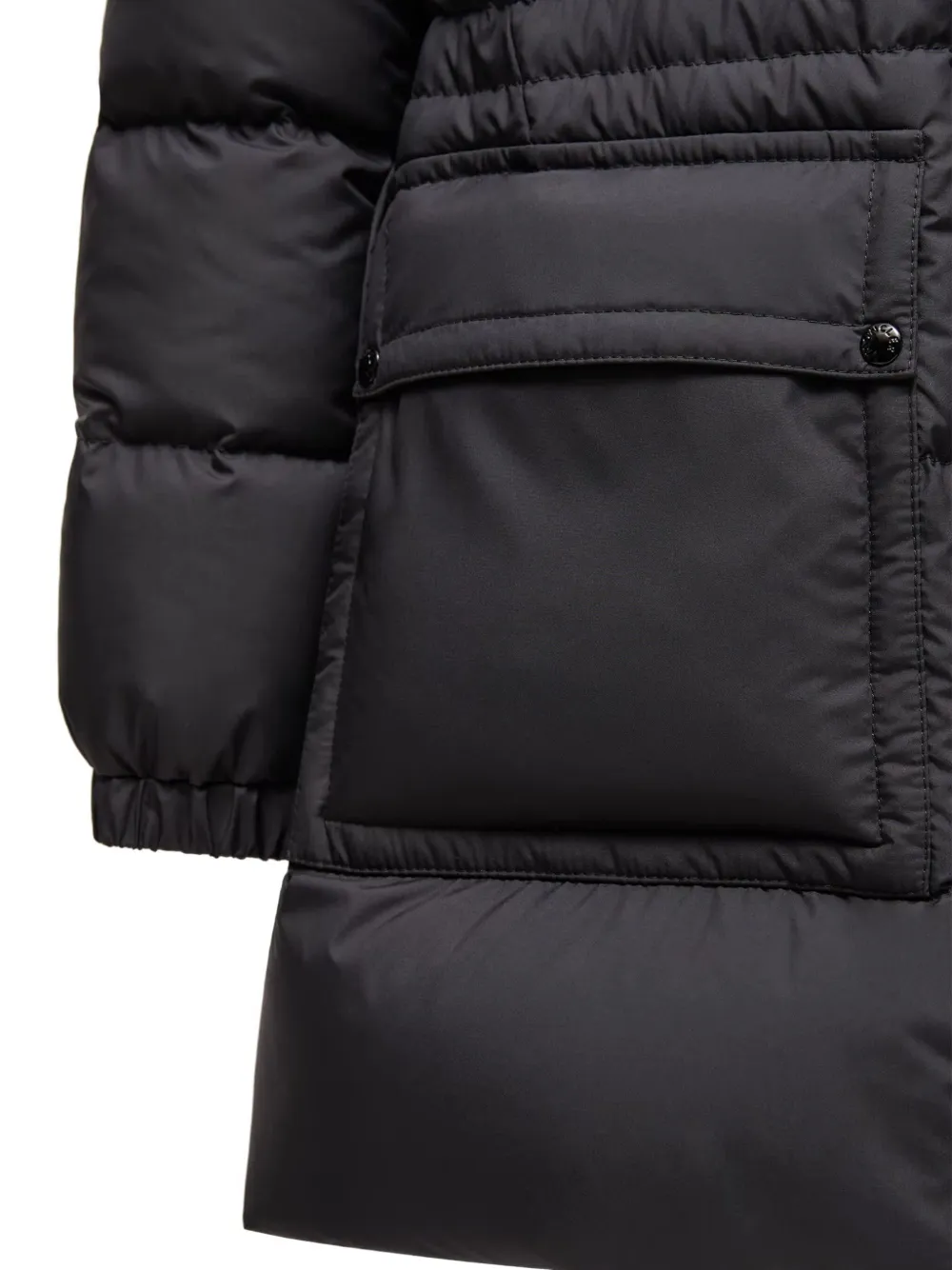 Moncler Enfant Gewatteerde jas Zwart