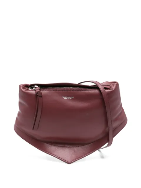 FEDERICO CINA folded leather clutch bag
