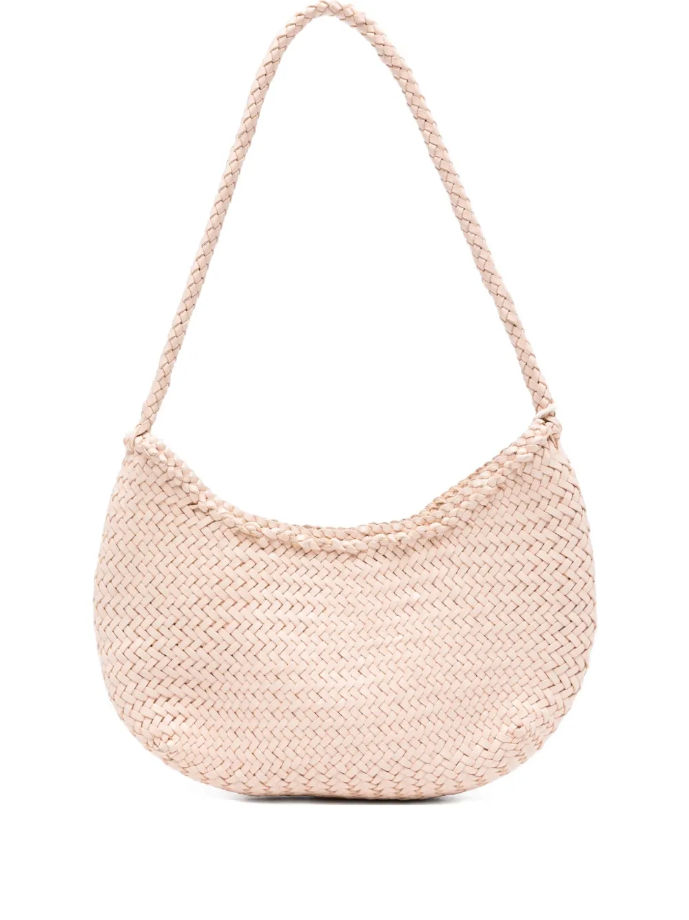 DRAGON DIFFUSION Leren schoudertas Beige