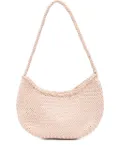 DRAGON DIFFUSION braided leather shoulder bag - Neutrals