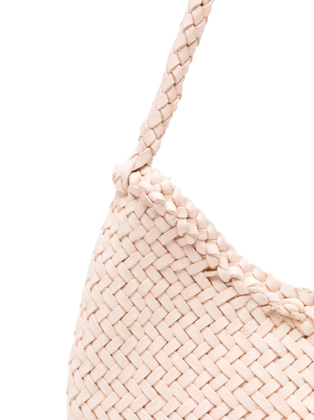 DRAGON DIFFUSION Leren schoudertas Beige