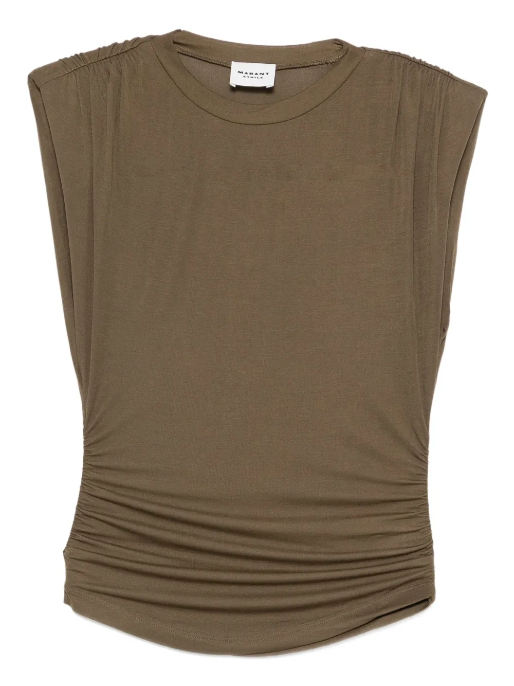 MARANT ÉTOILE gathered-shoulder T-shirt