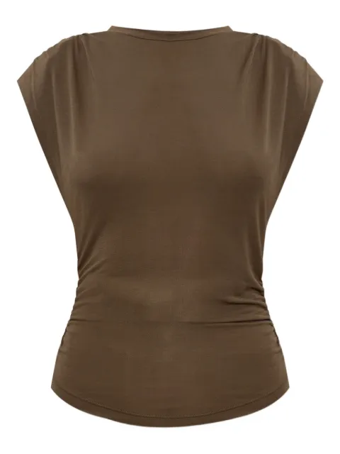 MARANT ÉTOILE gathered-shoulder T-shirt